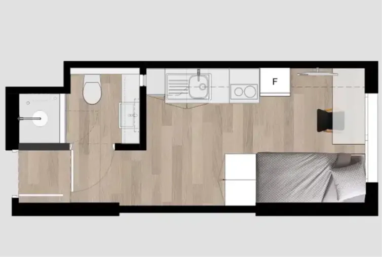Brooklyn Studios: private student room in Brooklyn, Pretoria