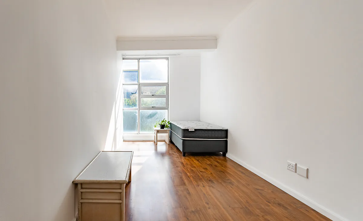 Two rooms available in a shared two-bedroom apartment – R7 ,250 per room.