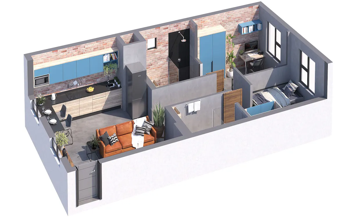 Parq Lite | Student accommodation: private student room in Lynnwood Glen, Pretoria