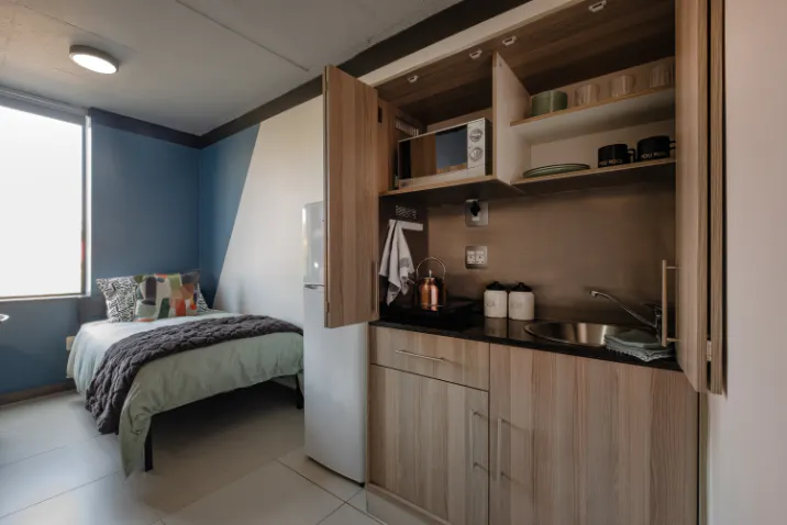 Hatfield Studios: private student room in Hatfield, Pretoria near University of Pretoria